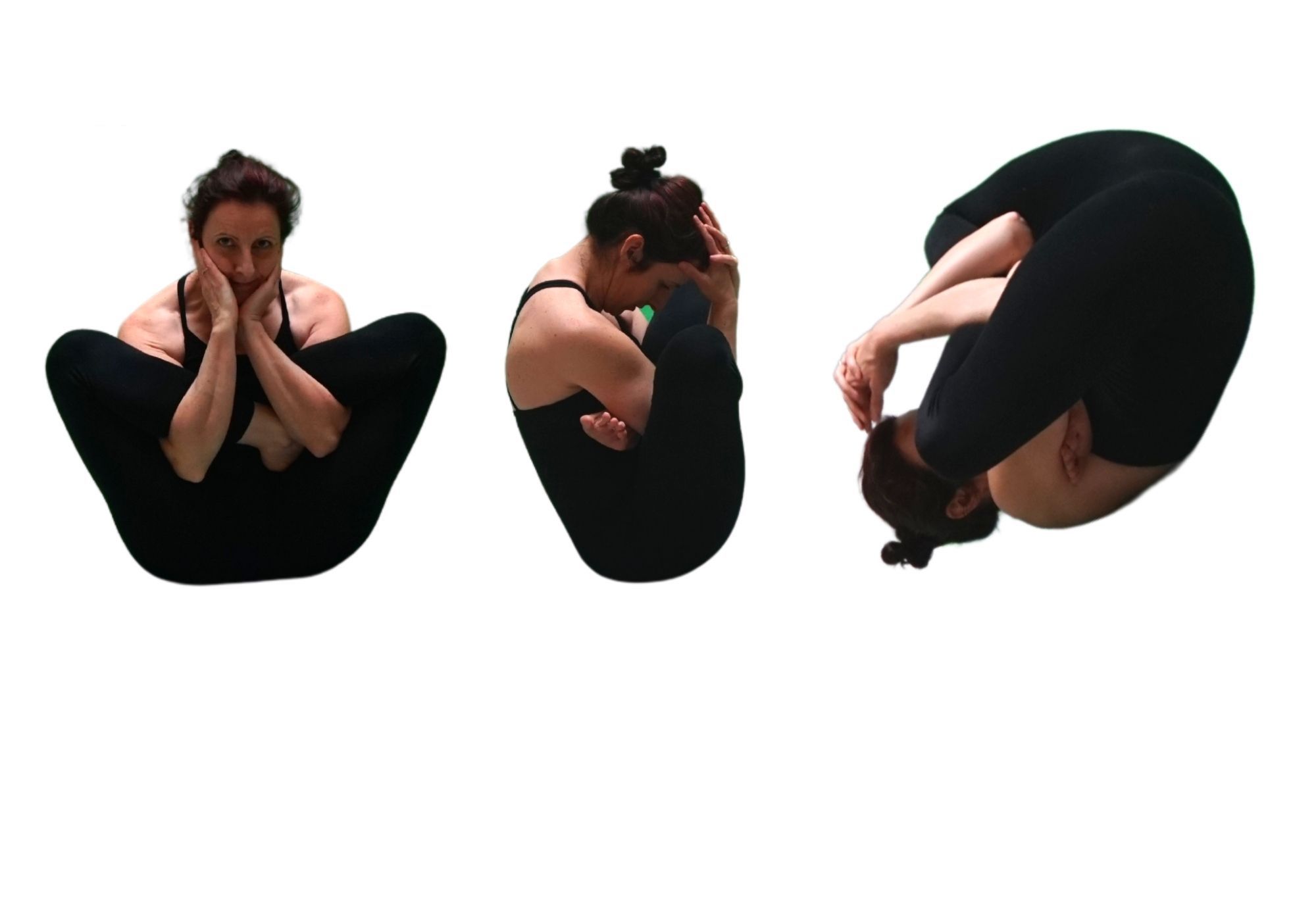 Posture de yoga : garbha pindasana 